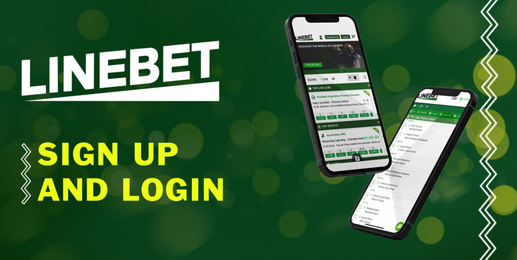How to create an account and log into prsonal cabinet on Linebet