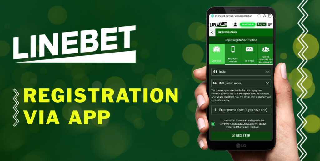 How to create a new account on Linebet bookmaker