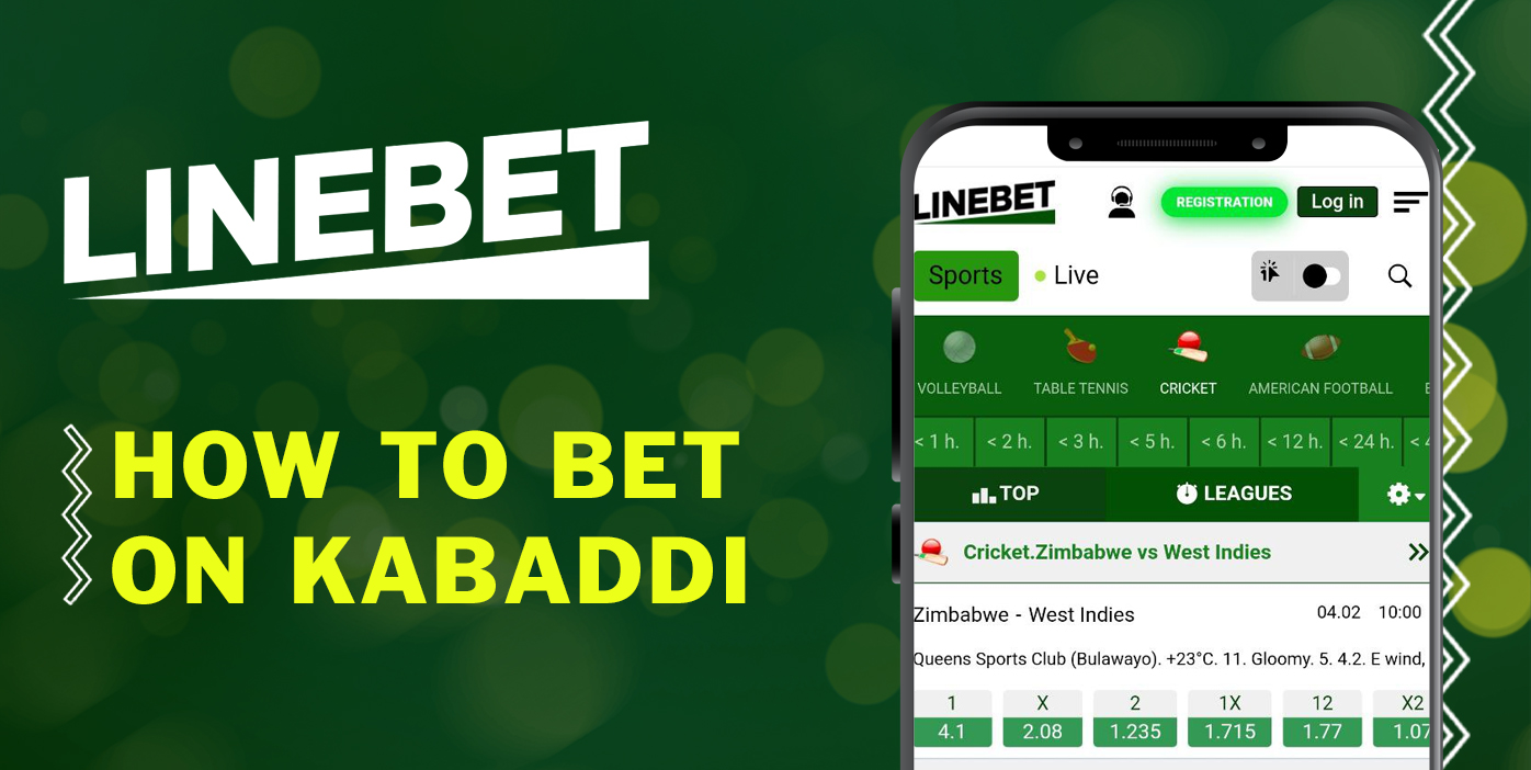 How to bet on kabaddi on LineBet bookmaker site
