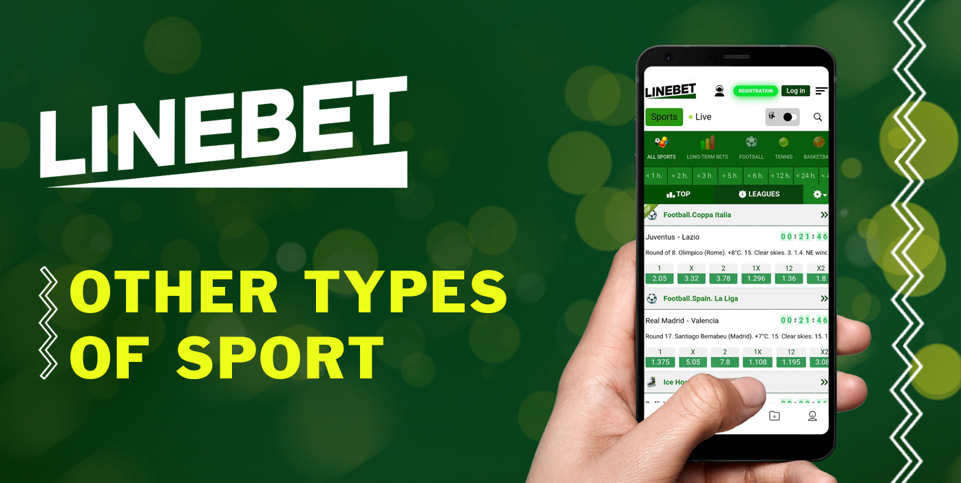 What sports users can bet on at LineBet 